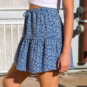 blue flower kenzo skirt